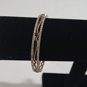 Rhinestone Bangle Bracelet